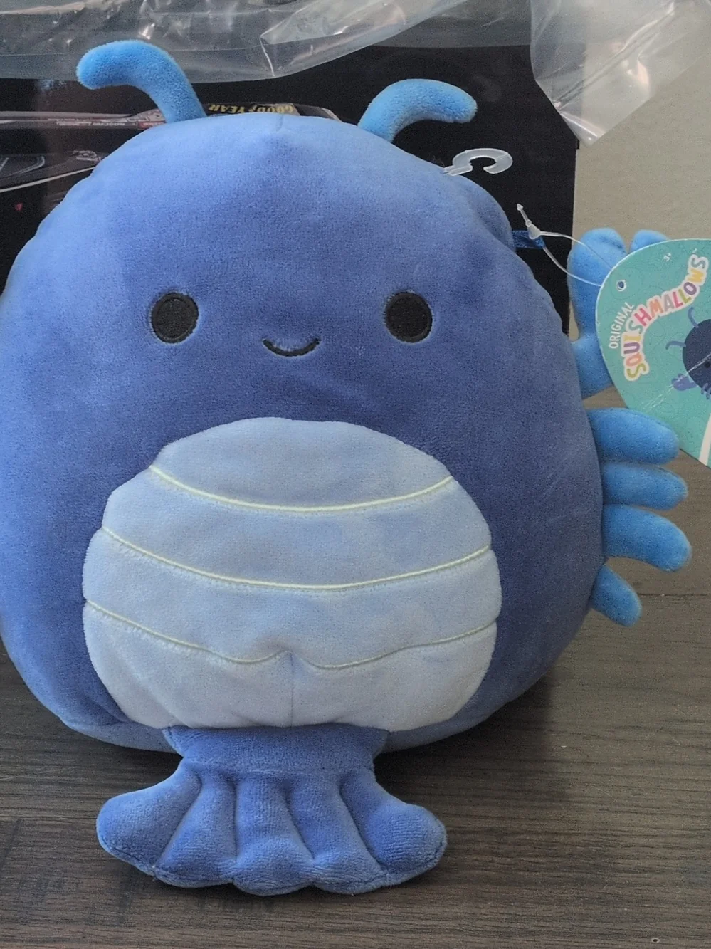 Squishmallow Lot of 4 – Jumbo Pokémon Chansey, Zero, Blue Lobster & Green Turtle